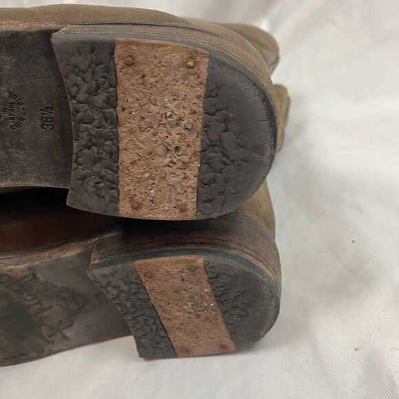 P Monjo 885 Bootie Brown Leather Ankle Boot EU 36.5 US 6 Handmade Spain - Picture 10 of 11